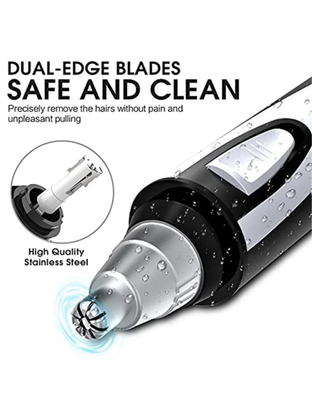 Ear and Nose Hair Trimmer Clipper - 2026 Professional Painless Eyebrow & Facial